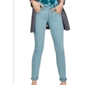 Cabi Curvy Skinny Jeans in Washed Turquoise Color, 10